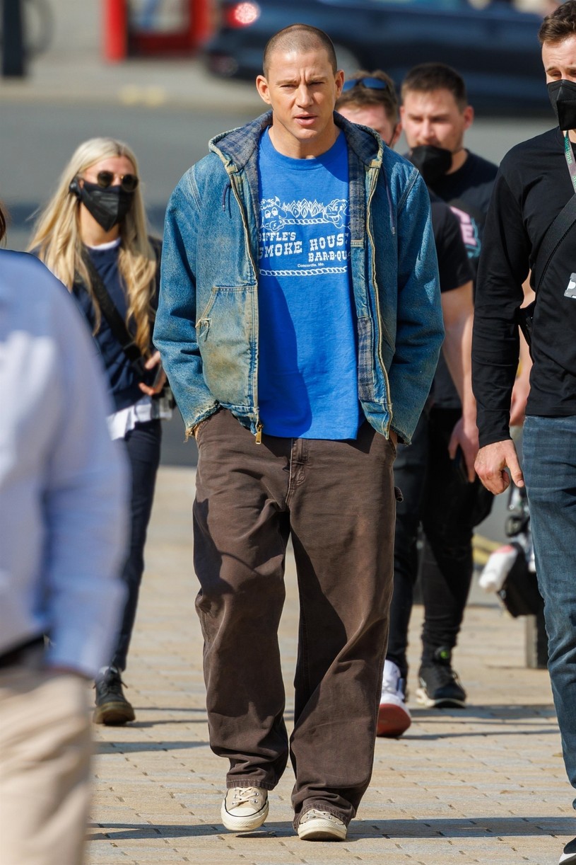 Channing Tatum & Thandiwe Newton Start Filming on 'Magic Mike's Last Dance' In London - See The Pics!