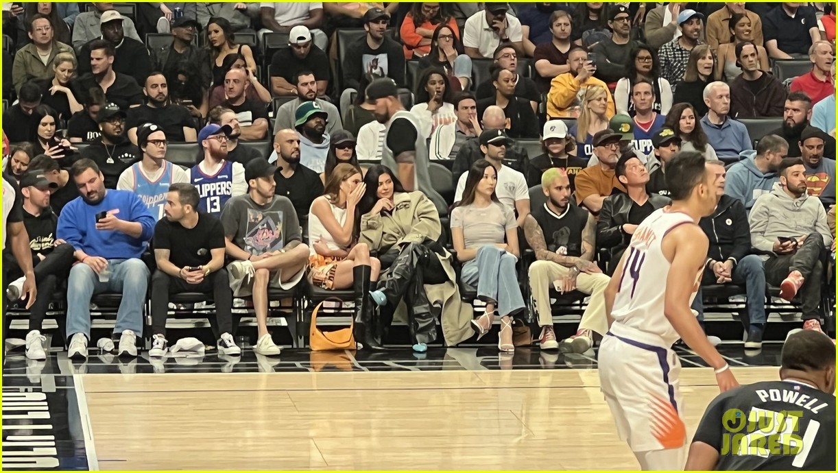 Kendall & Kylie Jenner Sit Courtside at Suns Game to Support Kendall's Boyfriend Devin Booker