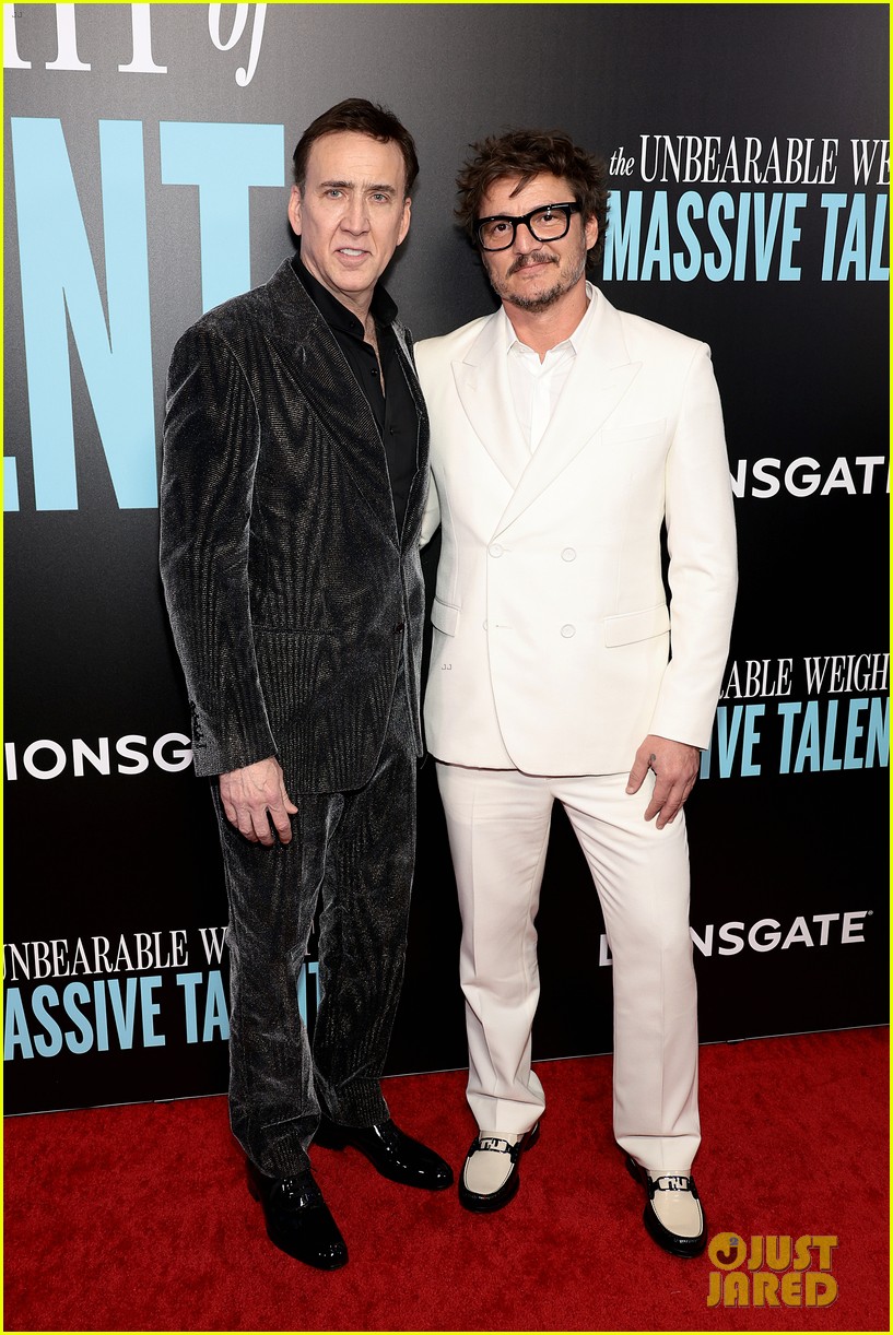 Nicolas Cage Joins Neil Patrick Harris & Pedro Pascal at 'The Unbearable Weight of Massive Talent' Screening in NYC