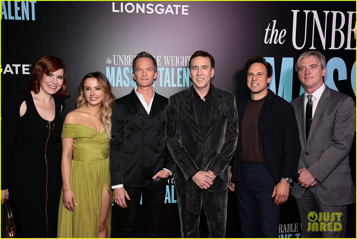 Nicolas Cage Joins Neil Patrick Harris & Pedro Pascal at 'The Unbearable Weight of Massive Talent' Screening in NYC