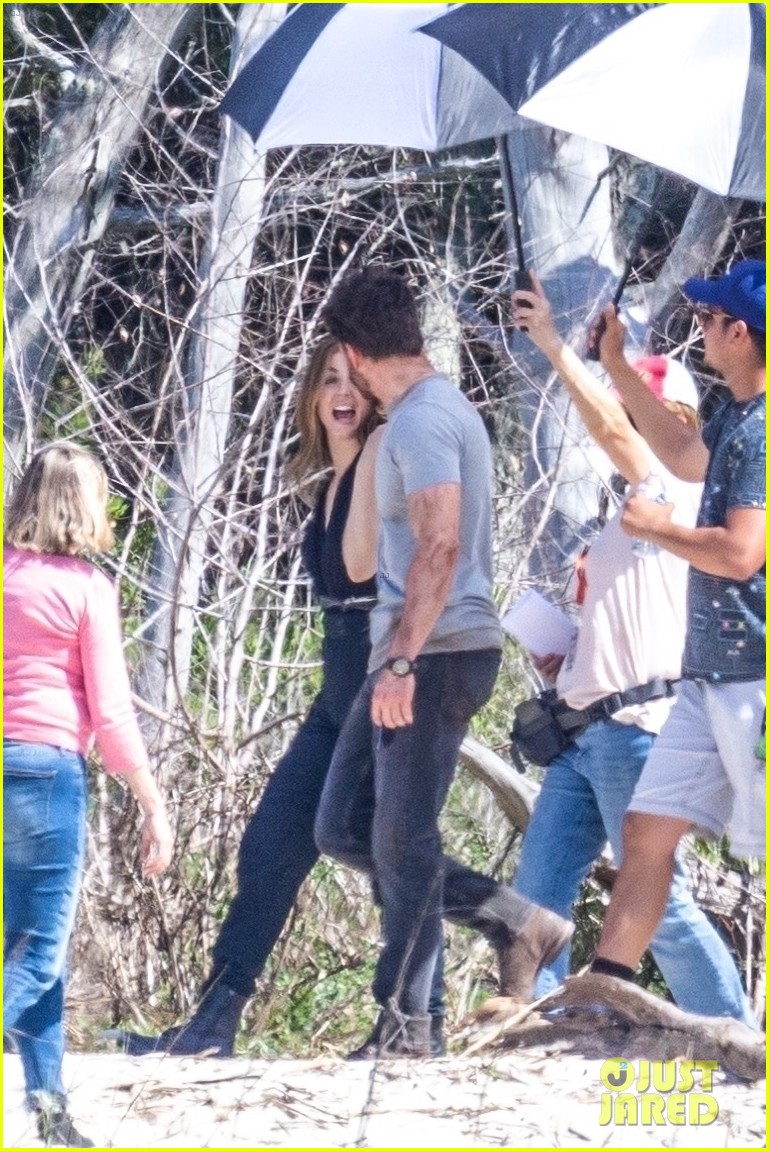Chris Evans & Ana de Armas Run Through Lines Together On Set of New Movie 'Ghosted'