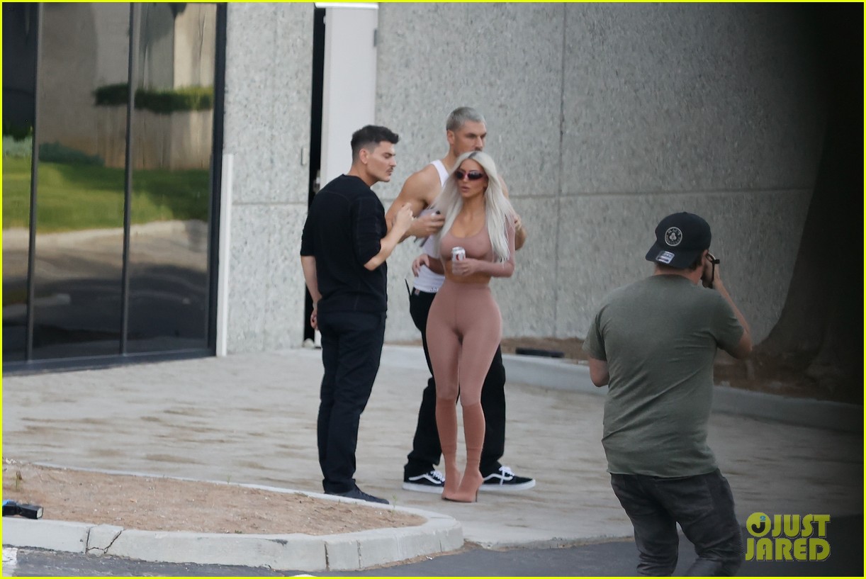 Pete Davidson Visits Kim Kardashian at Photo Shoot & Gets His Hair Done Too!