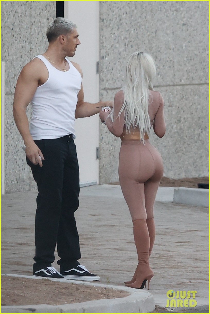 Pete Davidson Visits Kim Kardashian at Photo Shoot & Gets His Hair Done Too!