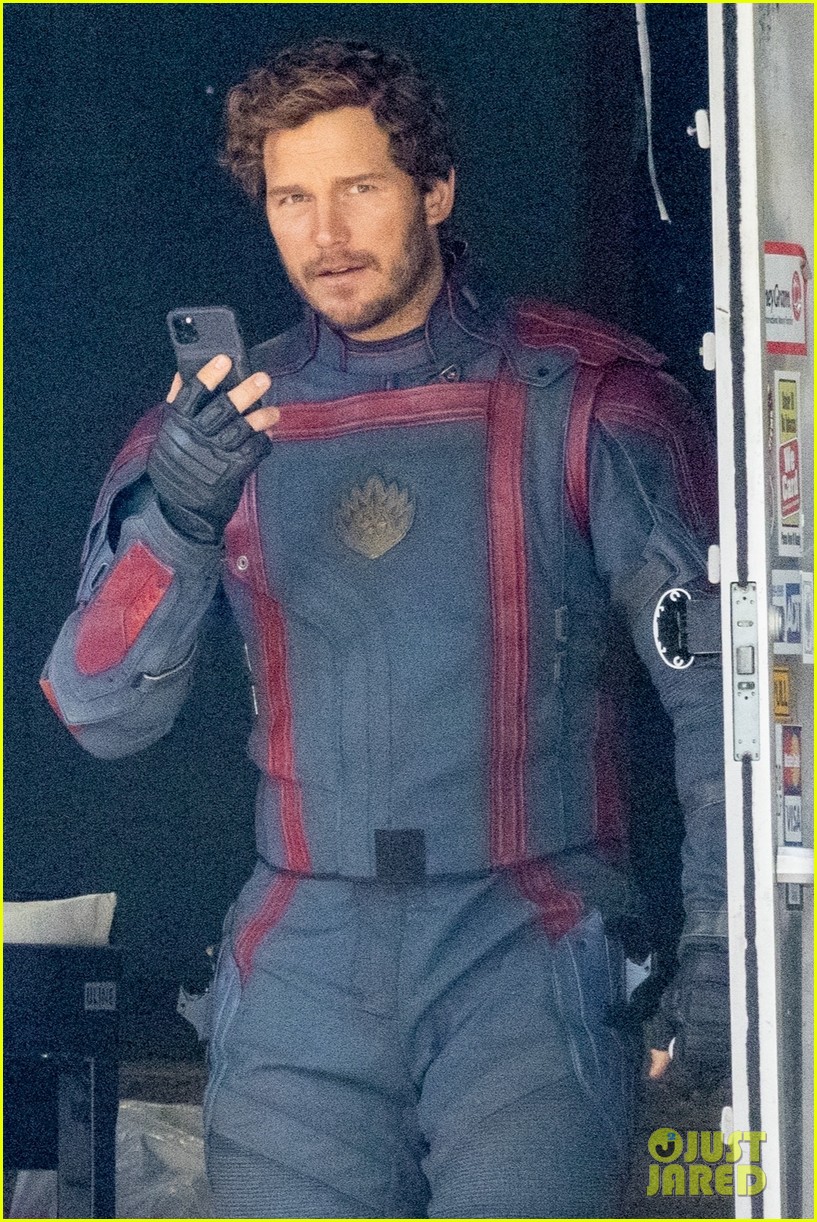 Chris Pratt & 'Guardians of the Galaxy Vol 3' Co-Stars Seen In Costume While Filming