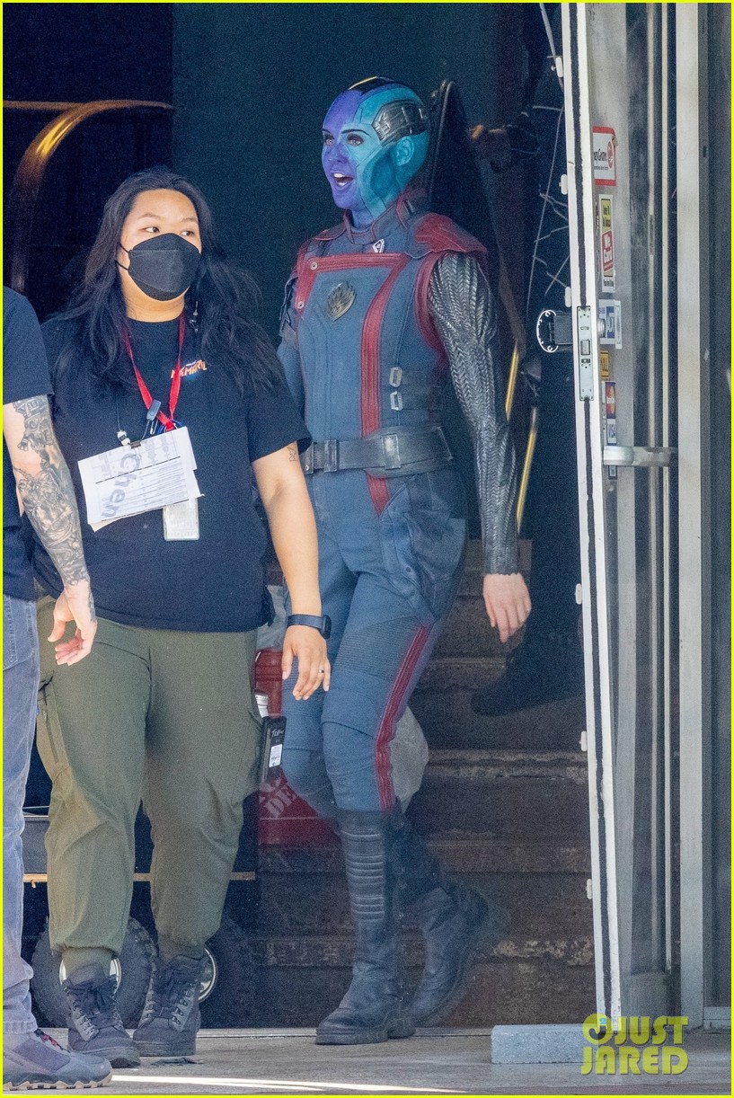 Chris Pratt & 'Guardians of the Galaxy Vol 3' Co-Stars Seen In Costume While Filming