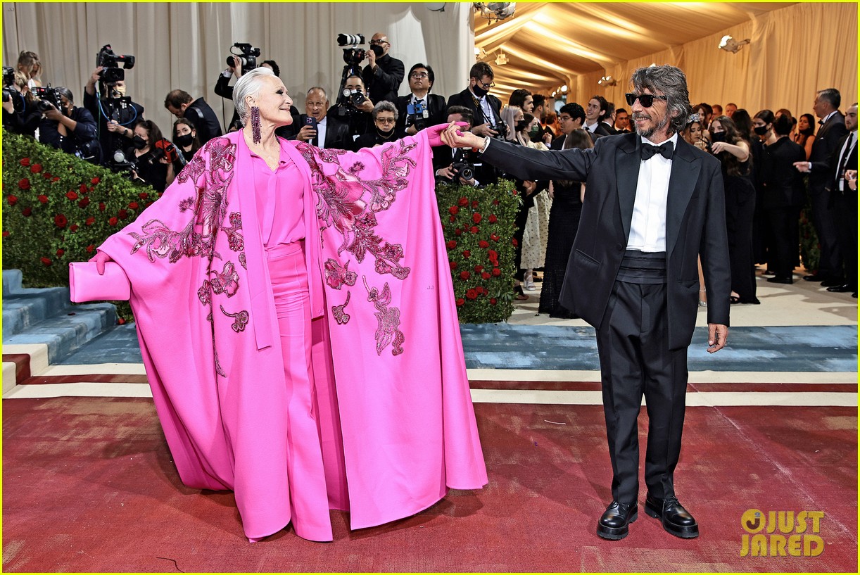 Glenn Close & Sebastian Stan Go All Pink for Their Met Gala 2022 Looks