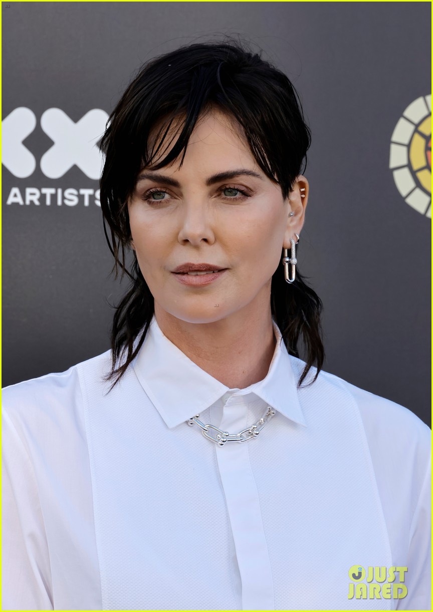Charlize Theron Debuts Black Hair at Her Africa Outreach Project Block Party