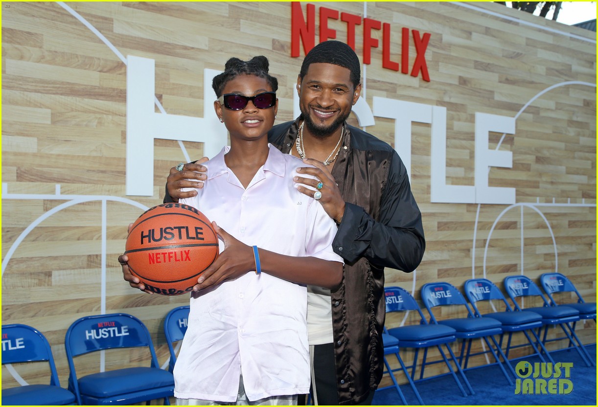 Adam Sandler & Queen Latifah Join All Their Co-Stars at 'Hustle' Premiere