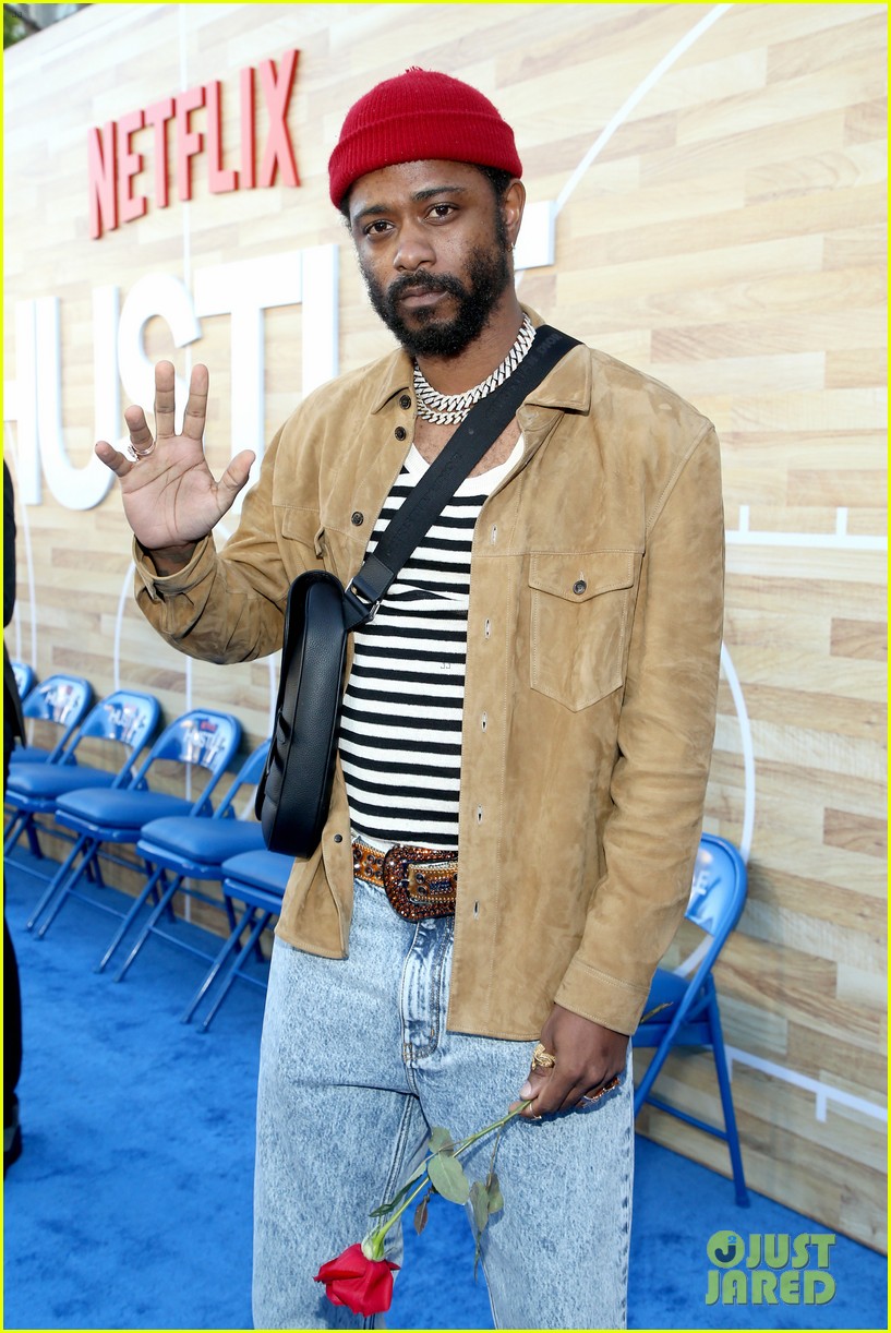 Adam Sandler & Queen Latifah Join All Their Co-Stars at 'Hustle' Premiere
