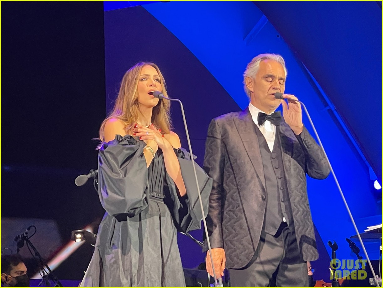 Katharine McPhee Performs Elvis Song with Andrea Bocelli at the Hollywood Bowl & Again at Private Event!