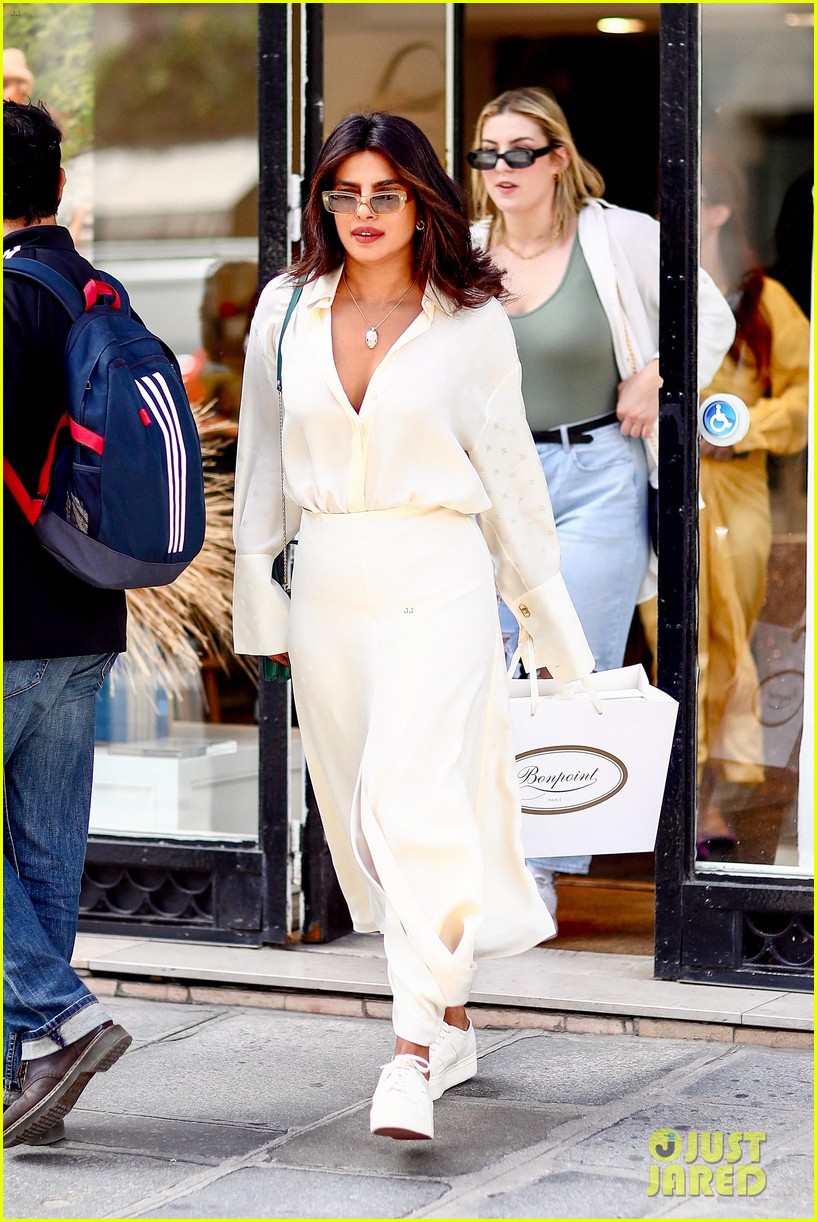 Priyanka Chopra Gets Ruffled Up In Paris After Shopping at Baby Boutique