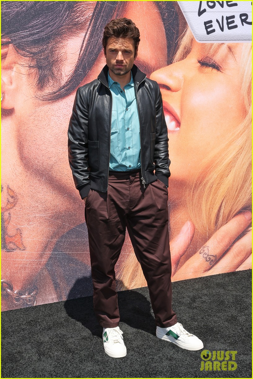 Seth Rogen Debuts Bleached Blonde Hair at 'Pam & Tommy' FYC Event with Sebastian Stan