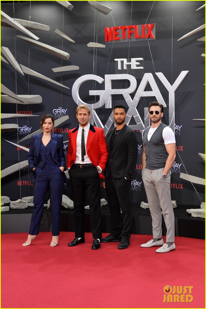 Ryan Gosling, Chris Evans, & Ana de Armas Flaunt Their Personal Styles at 'The Gray Man' Berlin Premiere