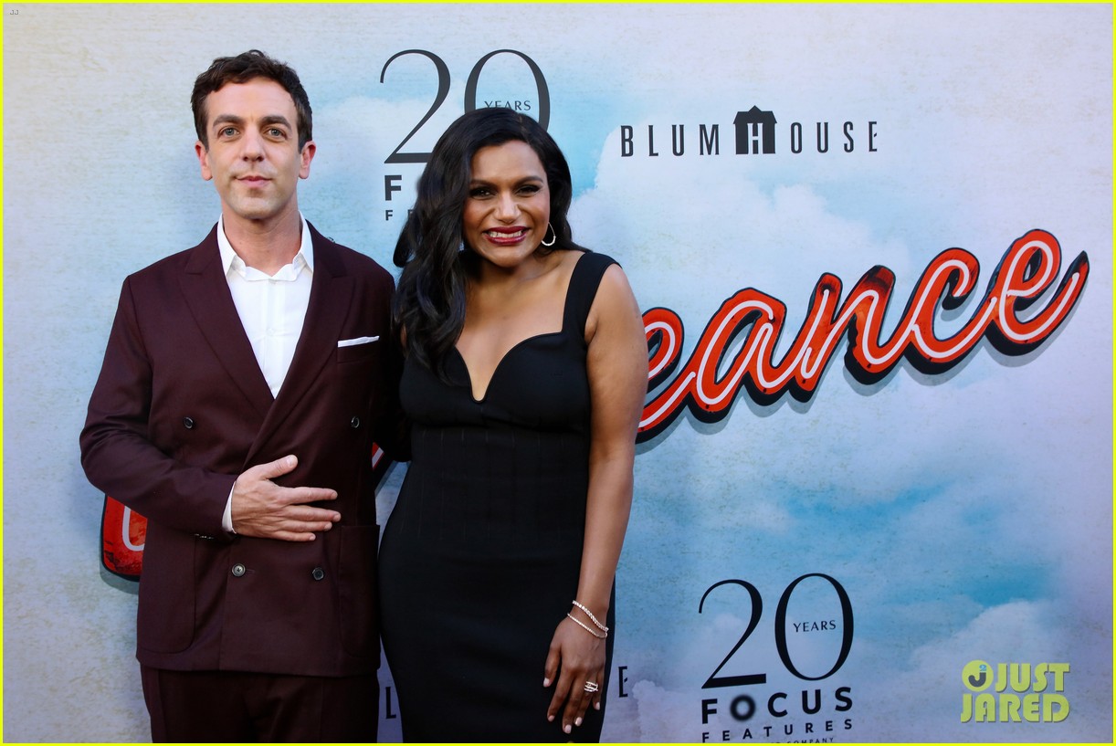 Mindy Kaling Supports B.J. Novak & Ashton Kutcher at 'Vengeance' Premiere