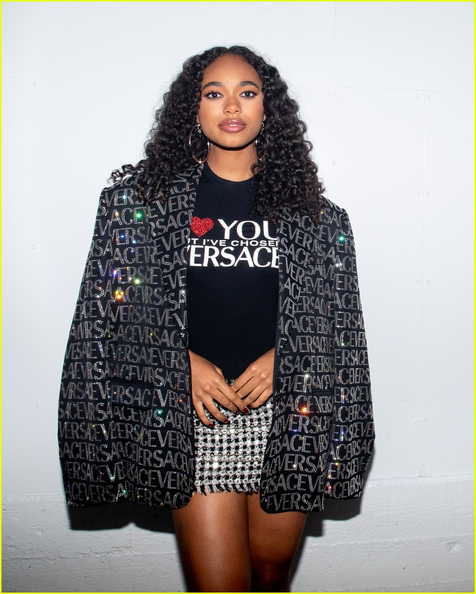 Kathryn Newton & Jurnee Smollett Are Matching in Pink at Dazed & Versace Party