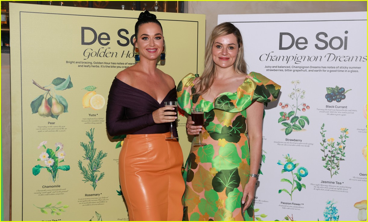 Katy Perry Celebrates the Launch of De Soi, Her New Non-Alcholic Aperitif Line