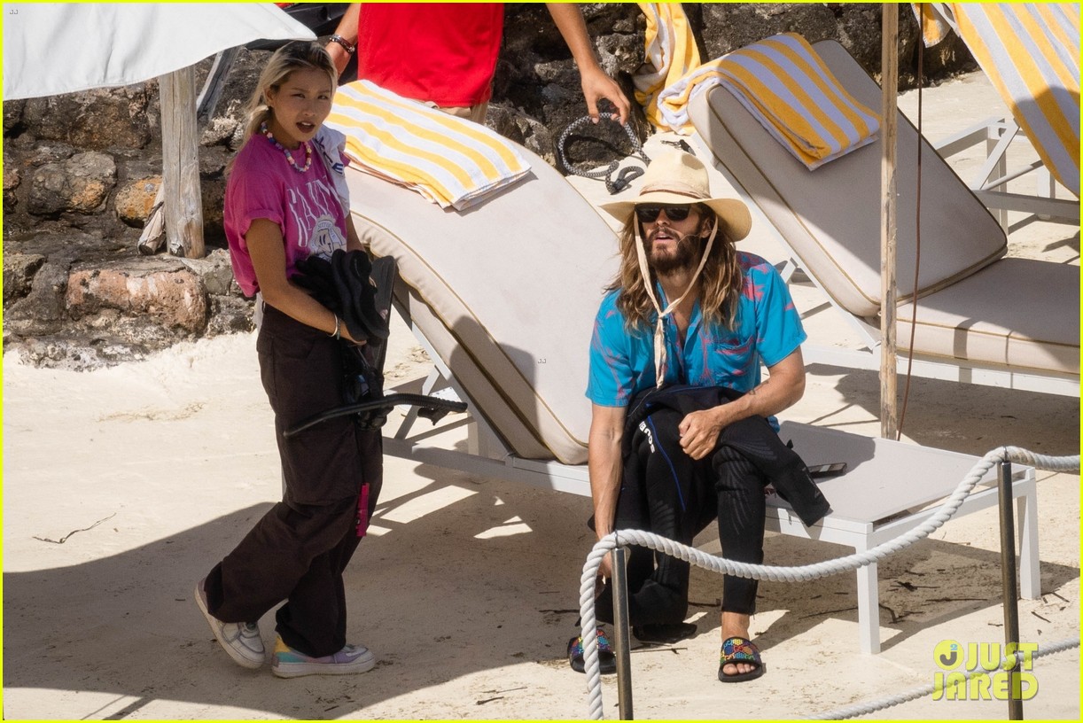 Jared Leto Goes Scuba Diving While on Vacation in Italy