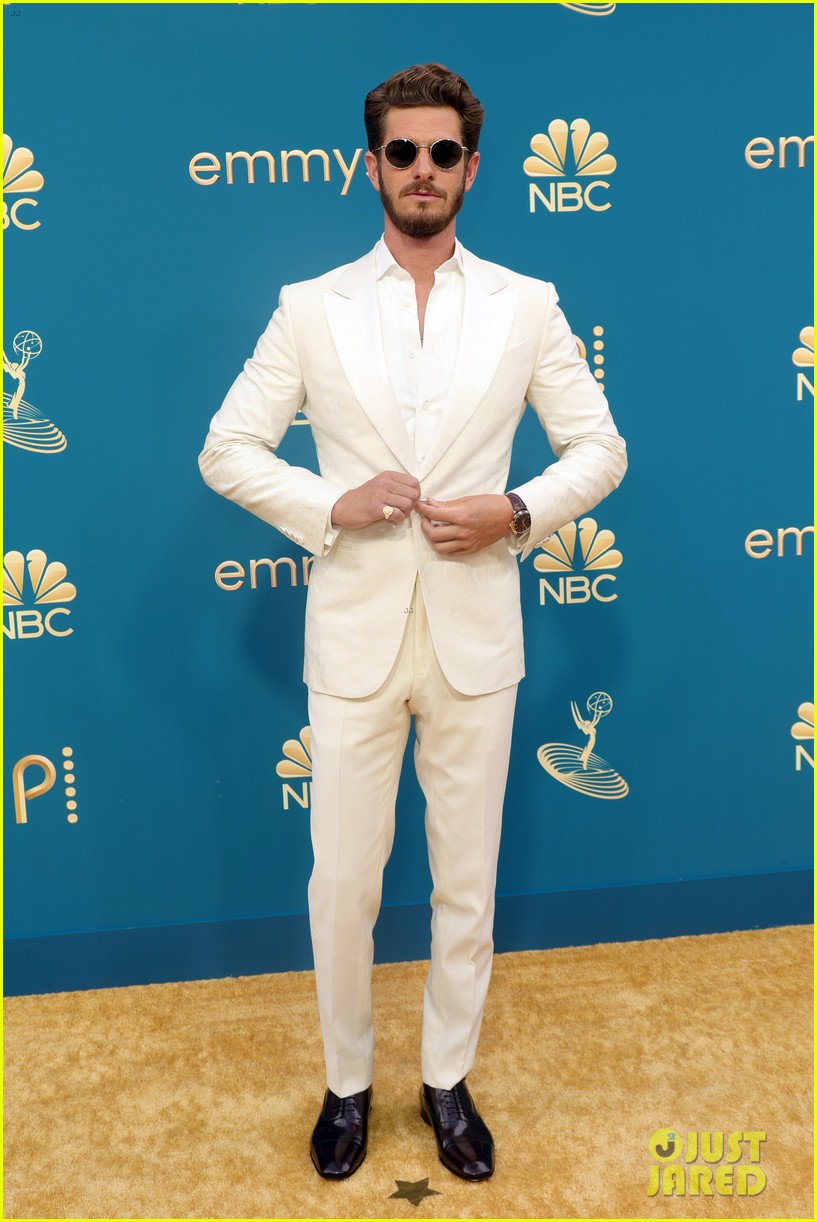 Andrew Garfield Plays It Cool in Sunglasses at the Emmy Awards 2022