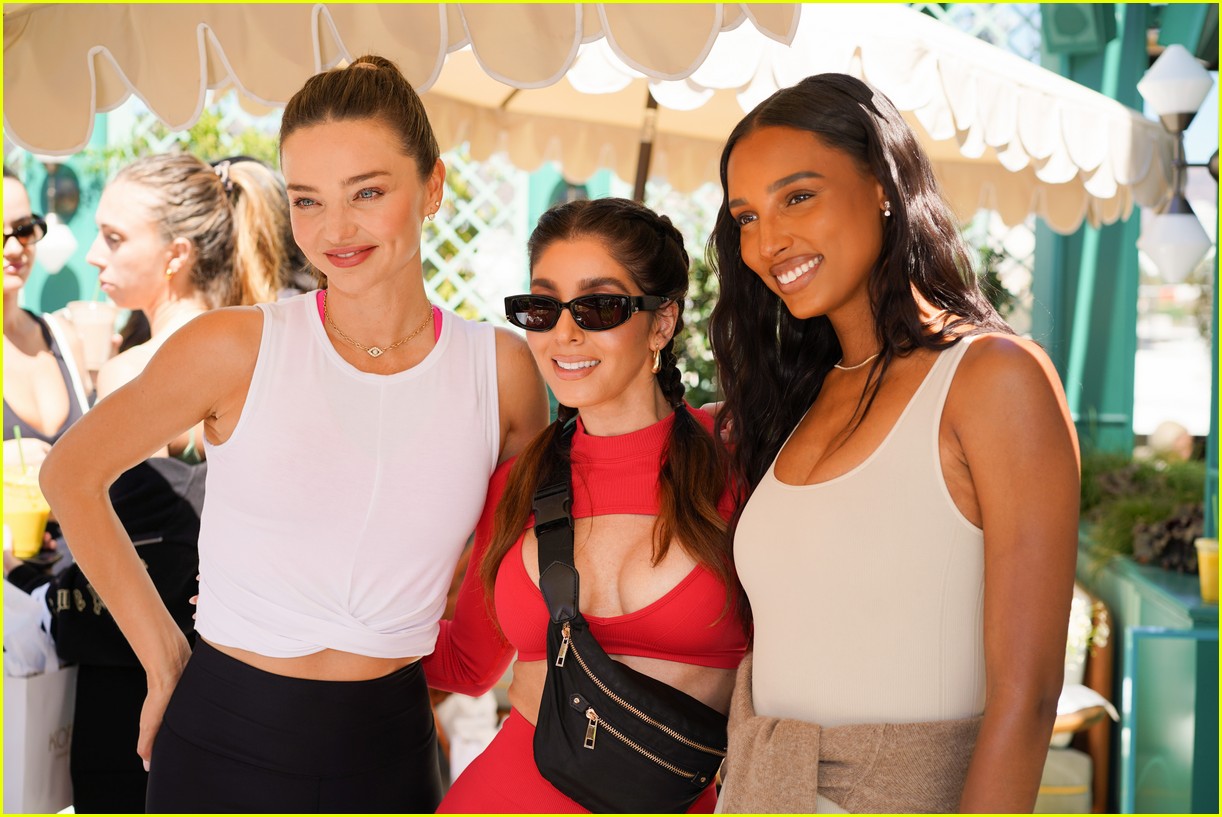 Miranda Kerr Hosts Workout Class With Her Famous Friends to Celebrate KORA Organics Body Launch