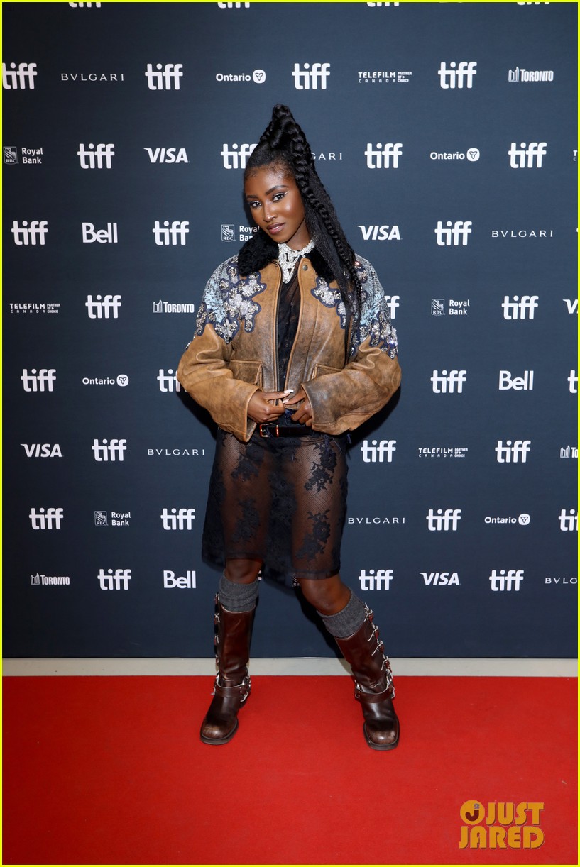 Lukas Gage Dons Bold Blue at TIFF's 'How to Blow Up a Pipeline' Premiere
