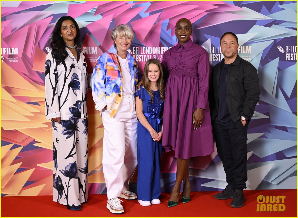 Emma Thompson & Lashana Lynch Share Cute Moments With Alisha Weir at 'Matilda The Musical' Premiere in London
