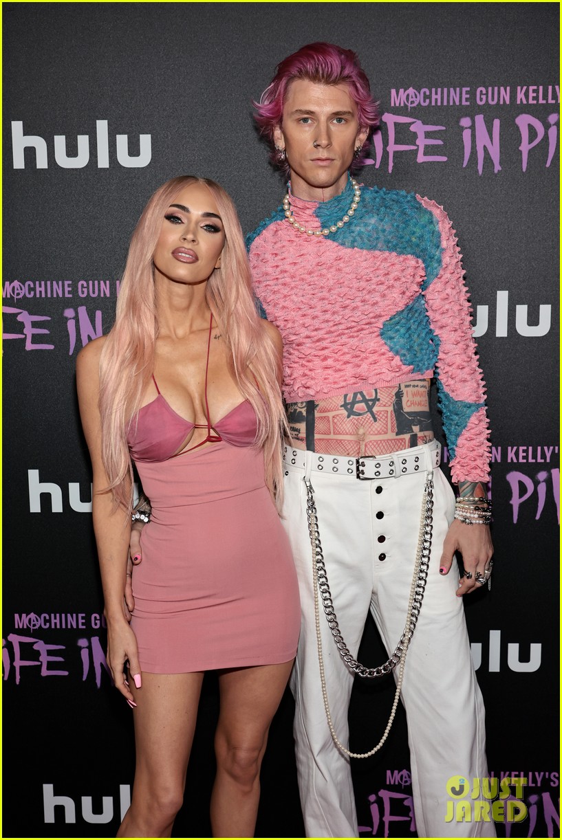 Machine Gun Kelly Snorts Something Off Megan Fox's Chest During Halloween Celebrations