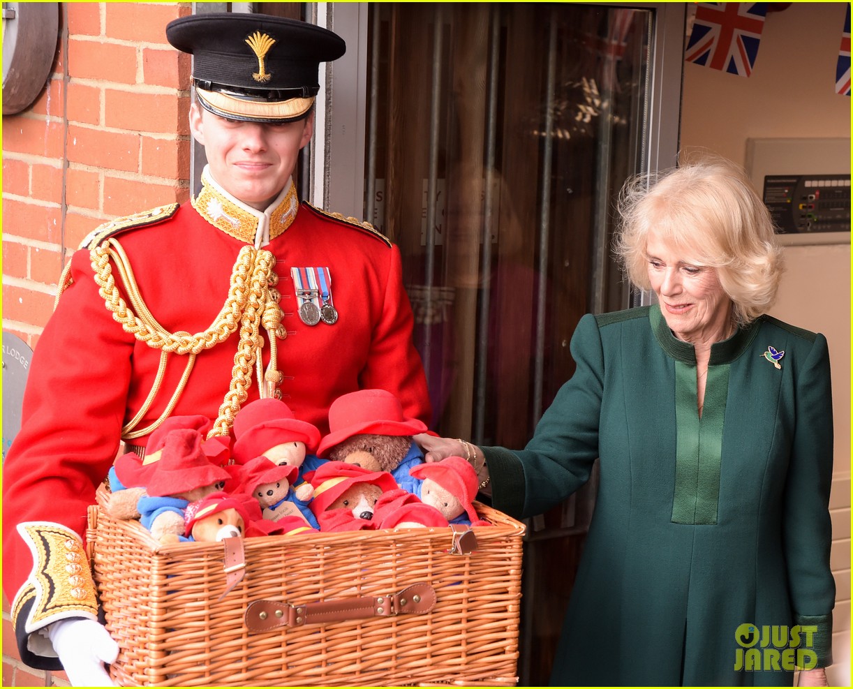 Queen Consort Camilla Joins Children for a Paddington Bear Tea Party