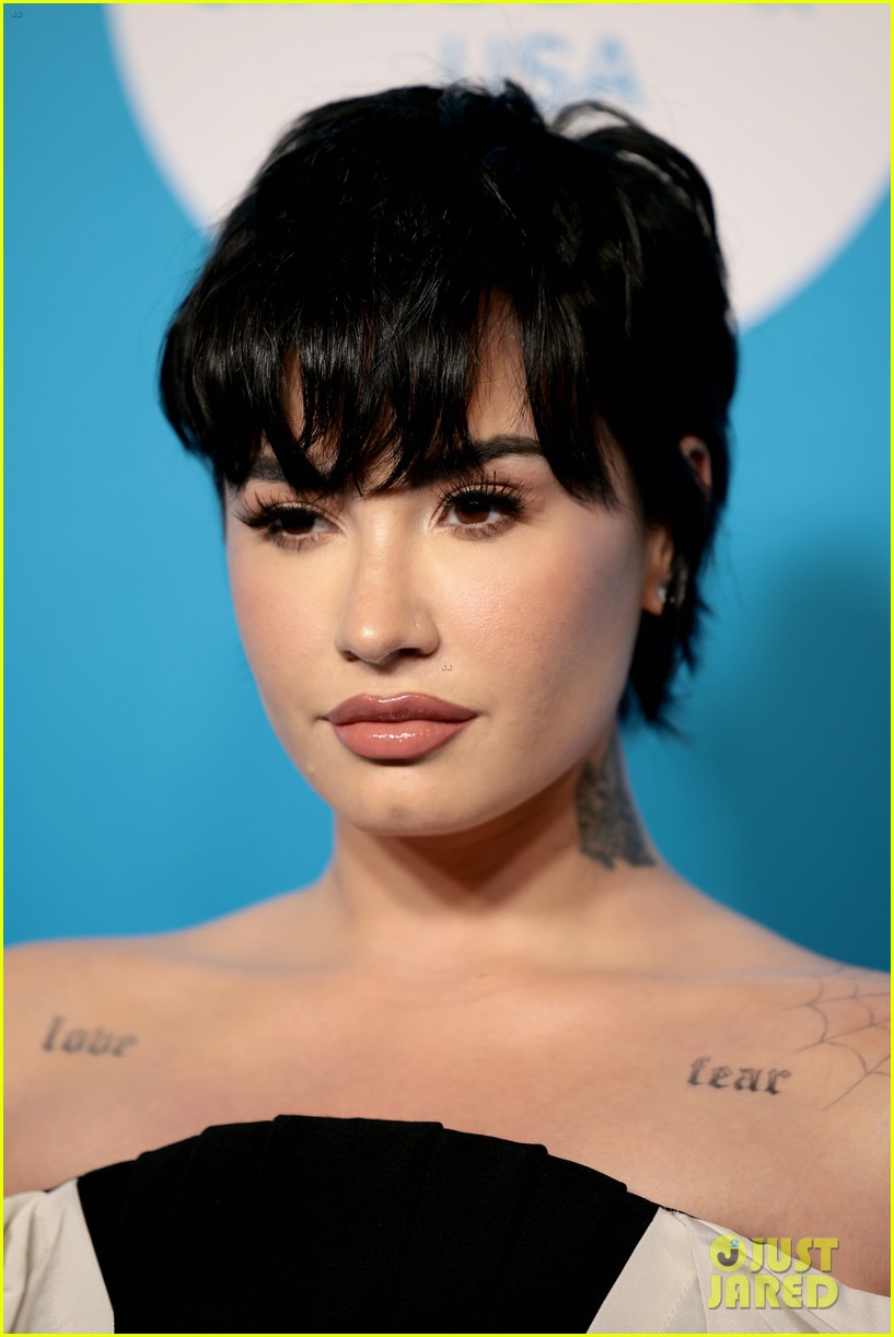 Demi Lovato Slays in Black & White Ahead of UNICEF Gala 2022 Performance