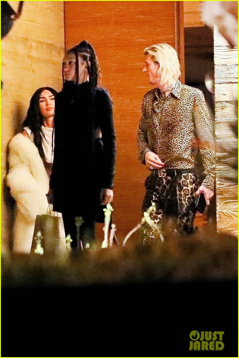 Megan Fox & Machine Gun Kelly Celebrate Christmas Eve By Eating Dinner at Nobu!