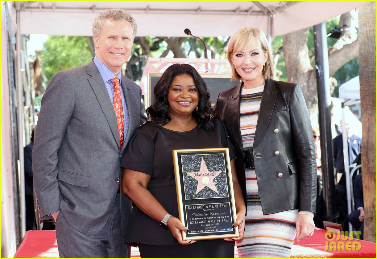 Octavia Spencer Honored with Star on Hollywood Walk of Fame, 'The Help' Stars Show Up for Support