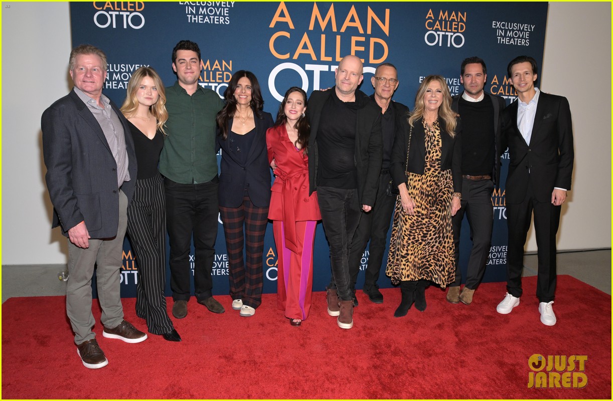 Tom Hanks & Son Truman Hanks Promote Their New Movie 'A Man Called Otto' Together!