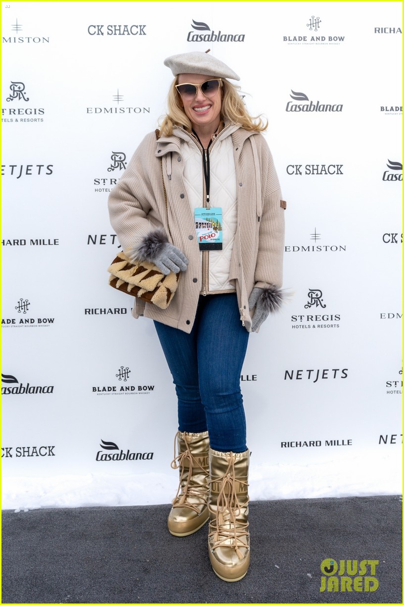 Rebel Wilson Attends the Aspen World Snow Polo 2022 Championship