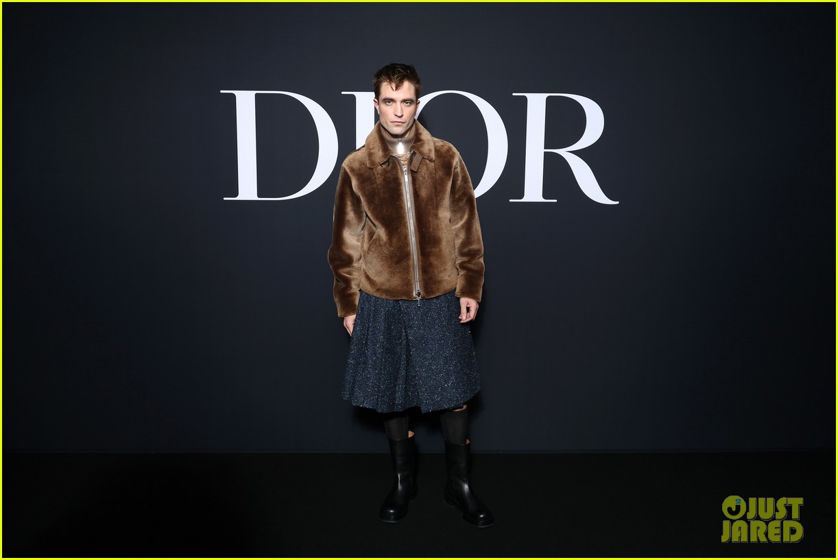 Robert Pattinson Wears a Tweed Skirt to Dior's Star-Studded Paris Show - See Every Attendee!