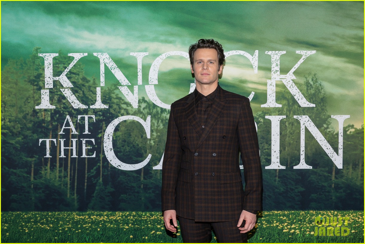 Lea Michele Supports BFF Jonathan Groff at 'Knock at the Cabin' World Premiere in NYC!