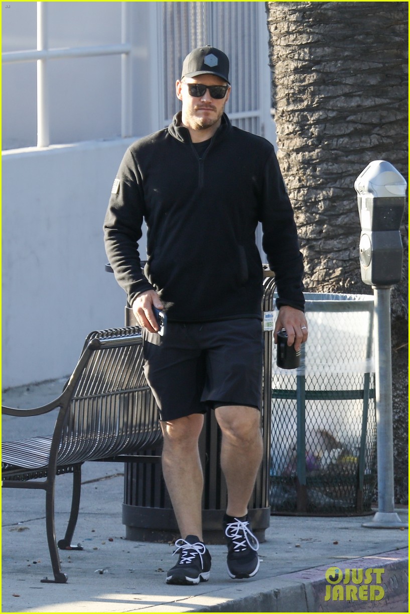Chris Pratt Enjoys a Post-Workout Coffee After His Wife Defended Him from Critics Earlier this Week