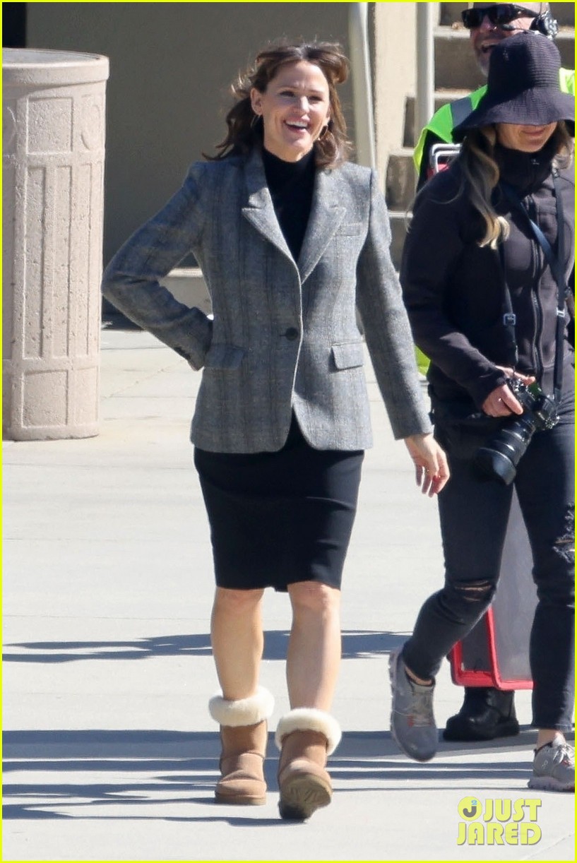 Jennifer Garner Dances on Set of 'Family Leave' in Cute New Photos!