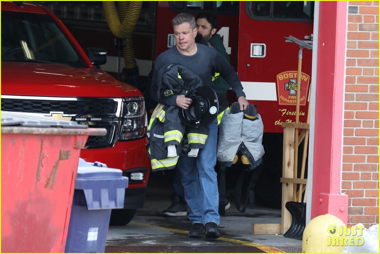 Matt Damon & Casey Affleck Get to Work Filming 'The Instigators' in Boston