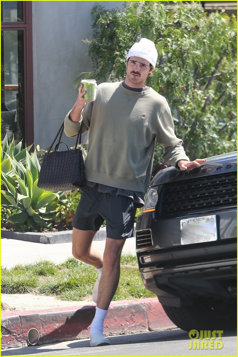 Jacob Elordi Rocks Mustache While Out on Coffee Run in WeHo