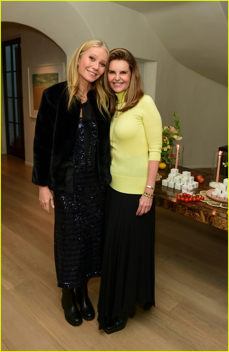 Gwyneth Paltrow Celebrates New Goop Drop With Maria Shriver at Star-Studded Party
