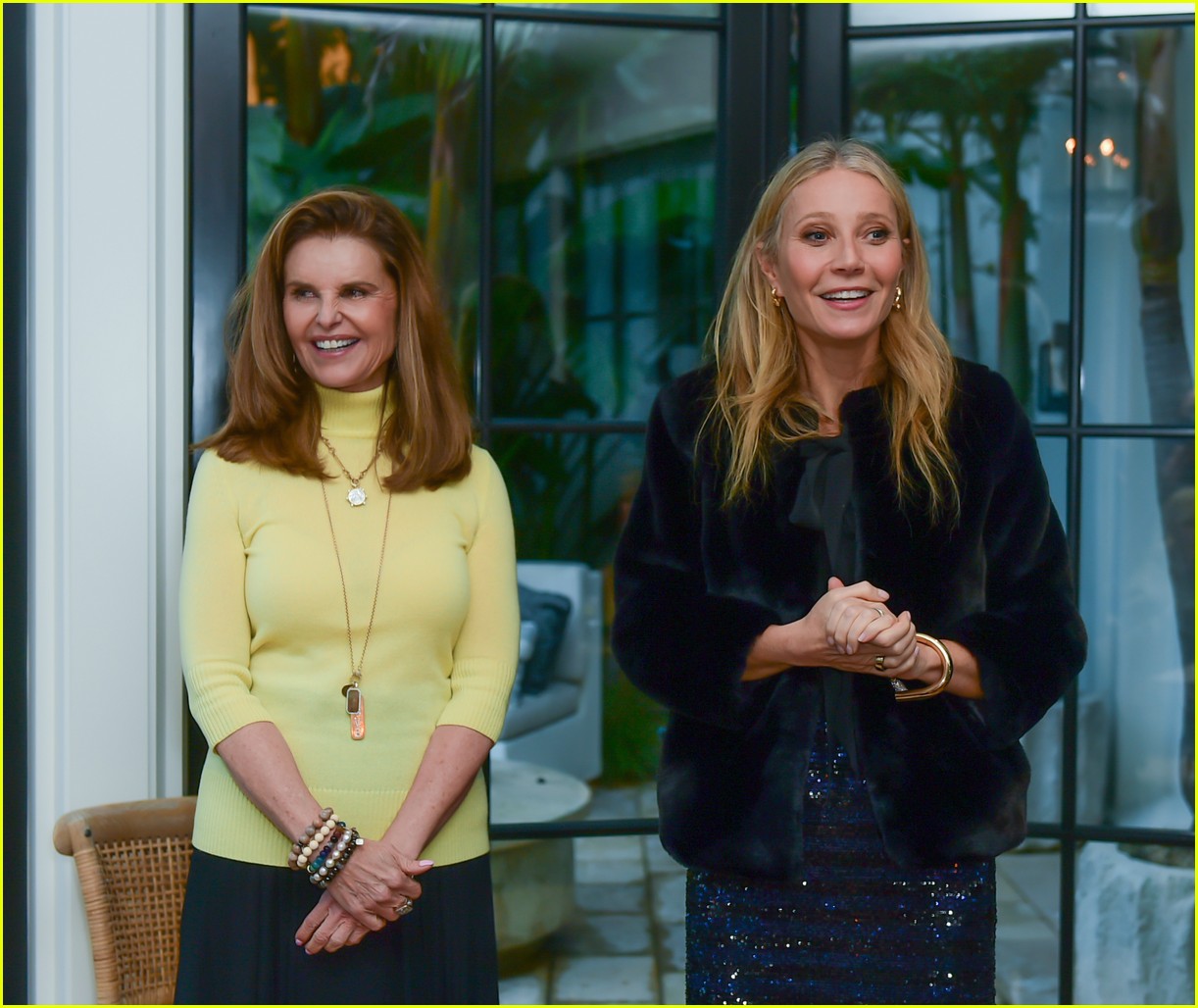 Gwyneth Paltrow Celebrates New Goop Drop With Maria Shriver at Star-Studded Party