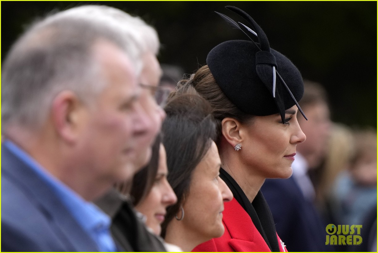 Kate Middleton Gets Pinned With Her Very Own Leek During St. David's Day Celebration with Prince William