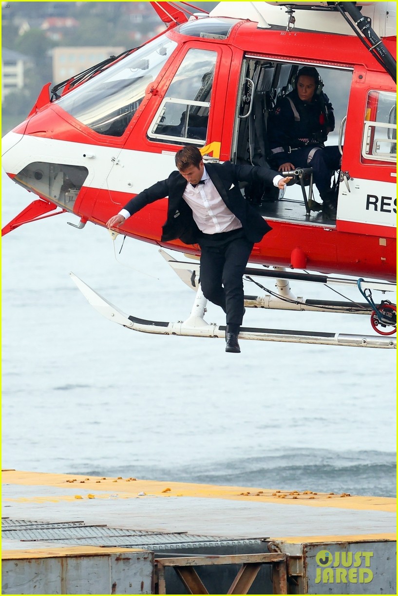Glen Powell & Sydney Sweeney Share Passionate Kiss, Ride Off Into Sunset Together (After Glen Jumped Out of a Helicopter for Their New Rom-Com!)