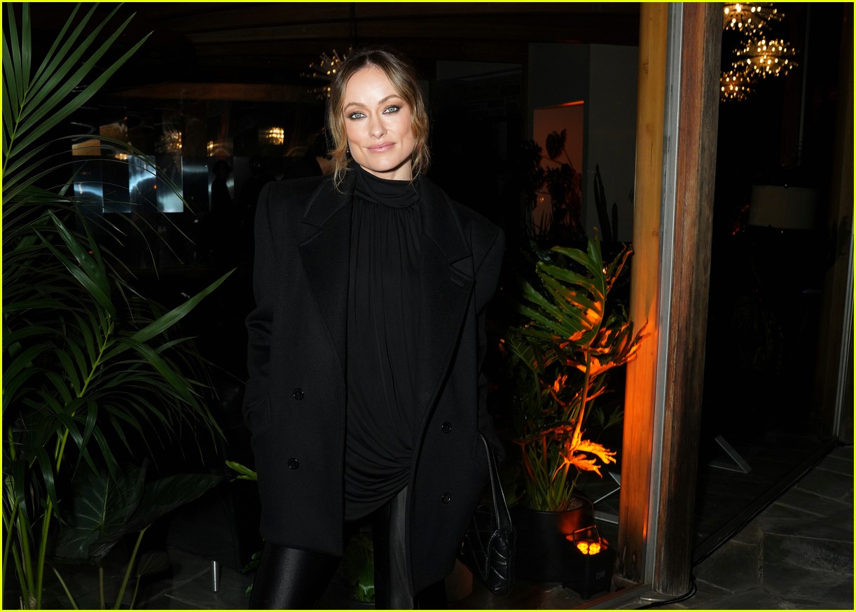 Olivia Wilde Arrived Home from Saint Laurent Event to a Birthday Surprise From Her Kids!