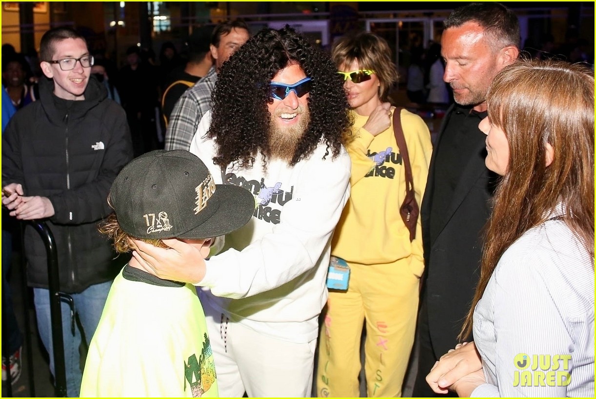 Jonah Hill Dresses as His Alter-Ego 'Prophet Ezekiel Profit' to Attend Lakers Game with Lisa Rinna!