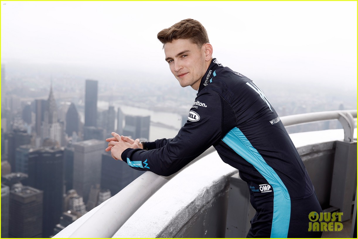 Formula One Rising Star Logan Sargeant Makes Appearance on the Top of the Empire State Building