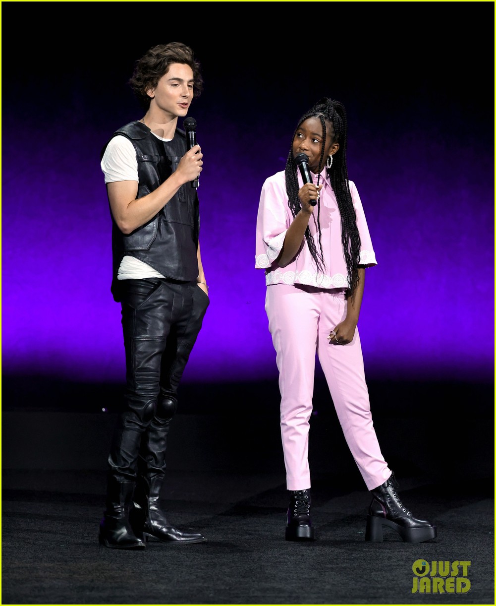 Timothee Chalamet Debuts 'Wonka' Footage at CinemaCon, Reveals Hugh Grant's Secret Role!