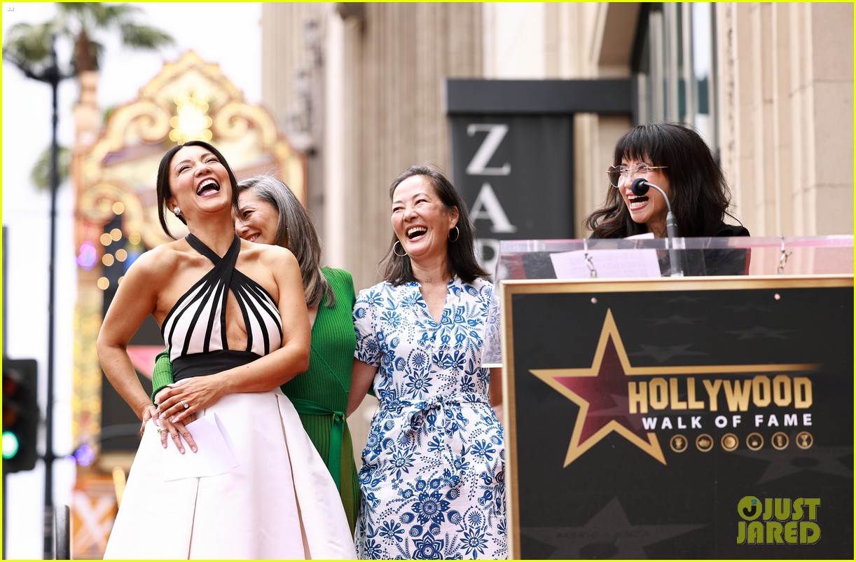 Ming-Na Wen Makes Rare Appearance With Husband Eric Michael Zee & Their Kids At Her Walk of Fame Star Ceremony