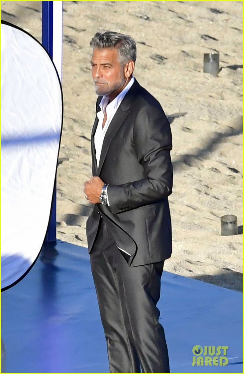 George Clooney, Paul Wesley & Diego Boneta Smolder on the Beach for New Photoshoot