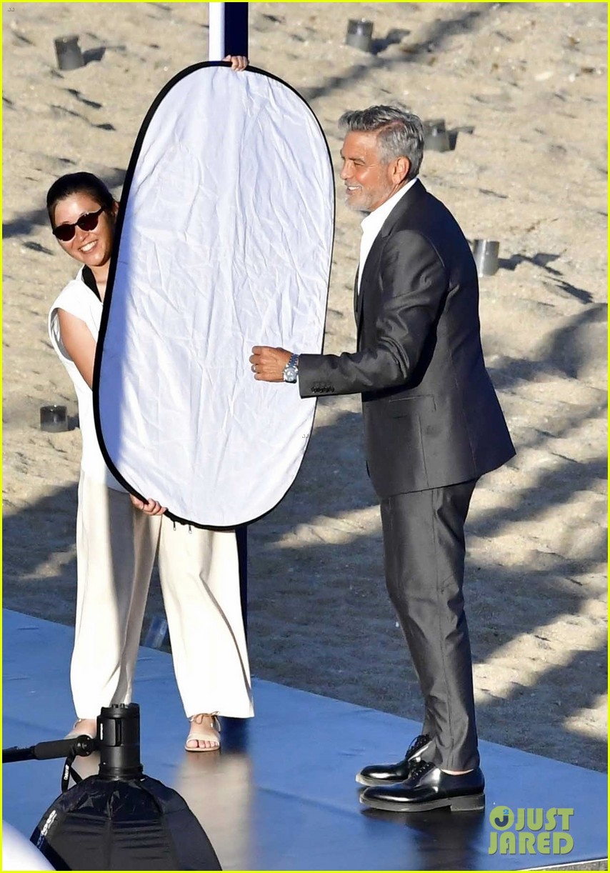 George Clooney, Paul Wesley & Diego Boneta Smolder on the Beach for New Photoshoot