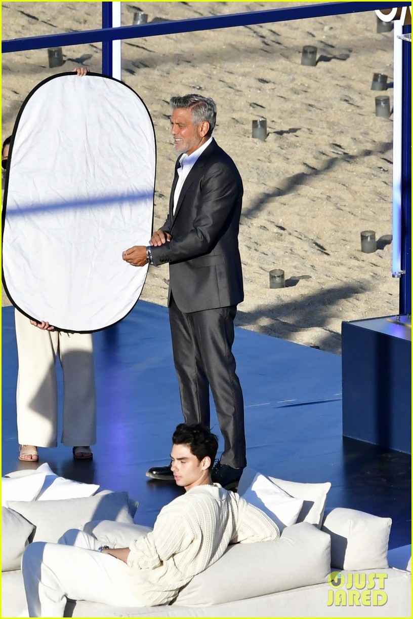 George Clooney, Paul Wesley & Diego Boneta Smolder on the Beach for New Photoshoot